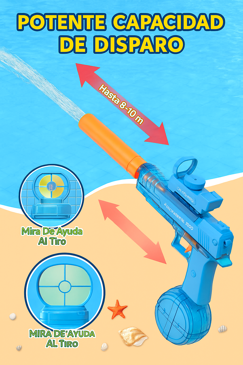 Pistola De Agua Eléctrica Para Niños