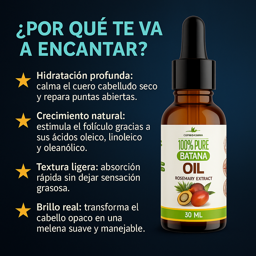 Aceite Batana Crecimiento Cabello 30 ml