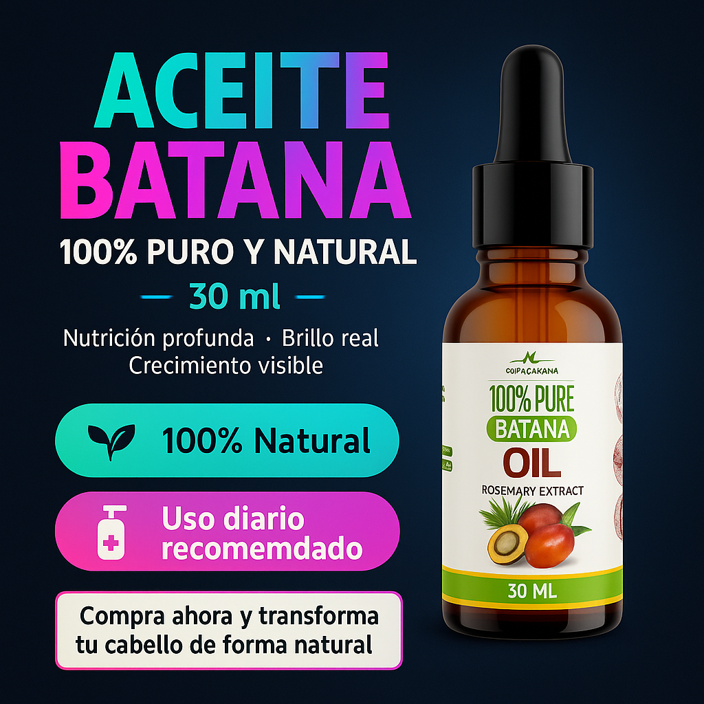 Aceite Batana Crecimiento Cabello 30 ml